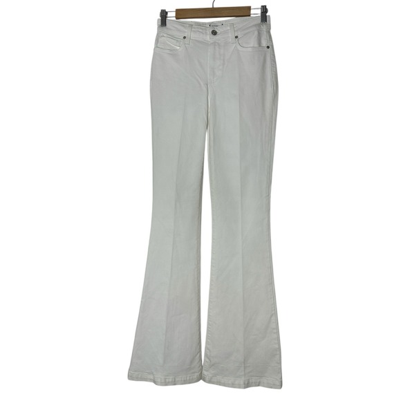 PAIGE Denim - Paige Genevieve Jeans Womens 26 Flare High Rise Stretch Retro Fit Festival